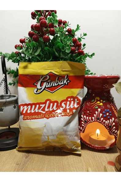 Günbak Aromalı İçecek Tozu 250gr Muzlu Süt ürün görseli 1