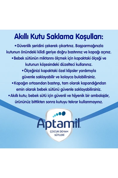 Aptamil 1 Bebek Sütü 800 X 2 Adet 1600 Gr - Resim 8