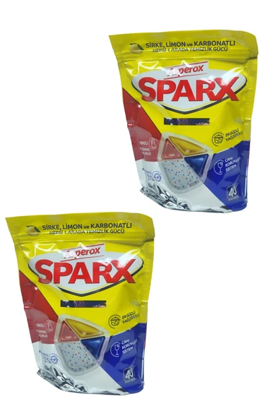 ASPEROX Sparx Dıamond 40'lı Bulaşık Kapsül x 2 Adet ürün görseli 1