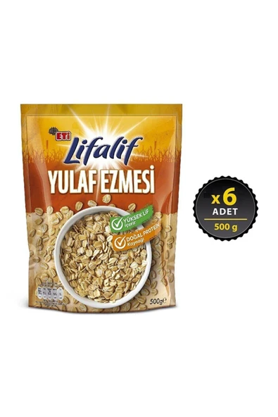 Eti Lifalif Yulaf Ezmesi 6 X 500 G ürün görseli 1