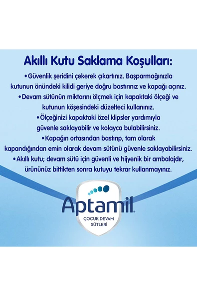 Aptamil 3 Prebiyotikli Devam Sütü 800 X 2 Adet 1600 Gr - Resim 5