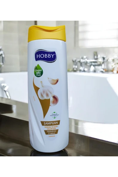 Hobby SARIMSAK ÖZLÜ ŞAMPUAN 500ML DOĞAL BİTKİ ÖZLÜ ürün görseli 1