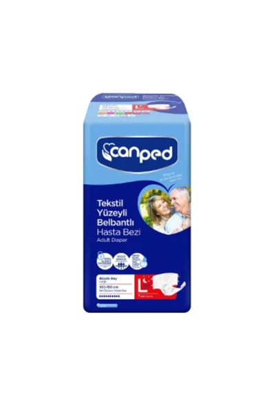 Canped Hasta Bezi Belbantlı Tekstil Gece Büyük 7'Li 1 Adet ürün görseli 1