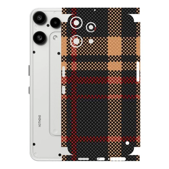 Kapps Nothing Phone 3a Lite ile Uyumlu Rainbow Serisi Premium Kaplama 360  Siyah-Sarı ürün görseli 1