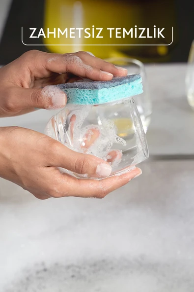 Vileda 2'li Pro Clean Viskoz Selüloz Bulaşık Süngeri - Resim 3