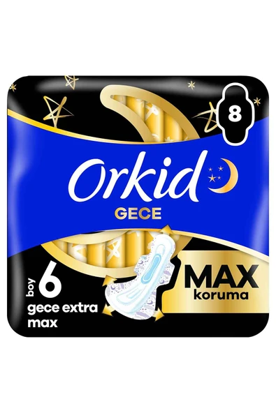 Orkid Ultra Ekstra Dörtlü Paket Gece Ekstra Max 8 Adet ürün görseli 1