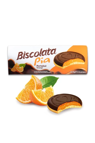 Biscolata Pia Portakallı 100 Gr x 12 Adet ürün görseli 1