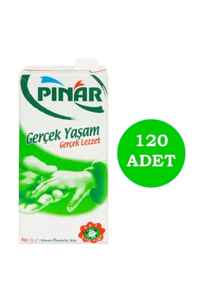Pınar Süt Tam Yağlı 1 Lt  X 120 Adet (10 Koli) ürün görseli 1