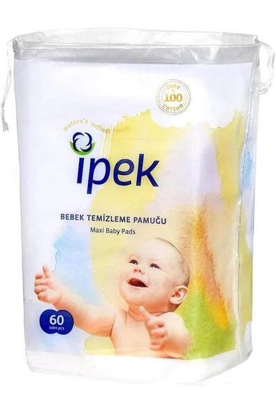 Yıldızan ZG Store İpek Bebek Temizleme Pamuğu, Beyaz, 60 Adet 1053162 ürün görseli 1