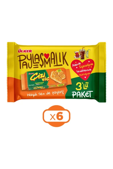 Ülker Çiziviç 3 lü Paket 246 gr x 6 Adet ürün görseli 1