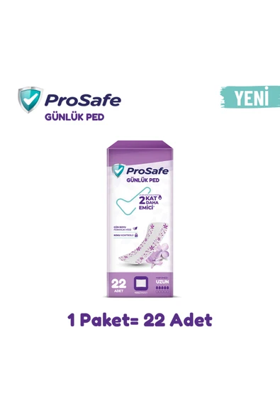 PROSAFE GÜNLÜK PED UZUN 22'Lİ ürün görseli 1