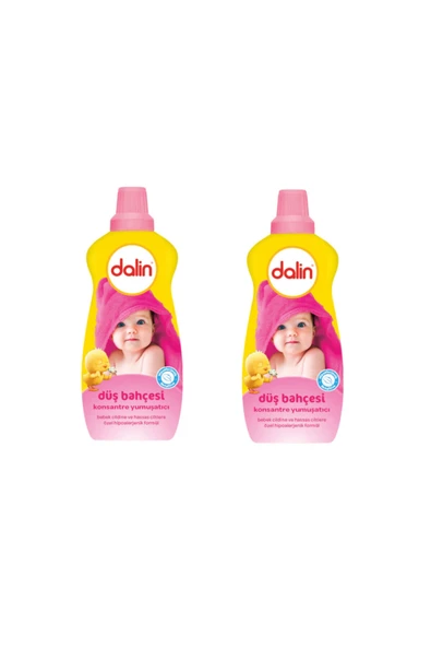 Dalin Bebek Sıvı Konsantre Yumuşatıcı Düş Bahçesi 1200 Ml X 2 Adet ürün görseli 1