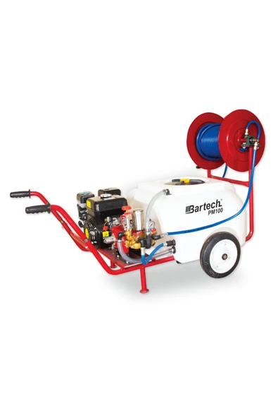 BARTECH PM-100 Benzinli İlaçlama Makinesi 100 Litre - 30'luk Pompalı ürün görseli 1