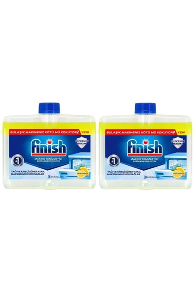 Finish Bulaşık Makine Temizleyici 250 ml Limon 2'li Set ürün görseli 1