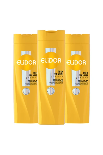 Elidor Şampuan İpek Terapisi 400 ml x3 - Resim 2