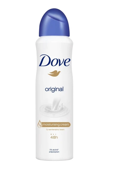 Dove Original Kadın Sprey Deodorant 150 ML ürün görseli 1