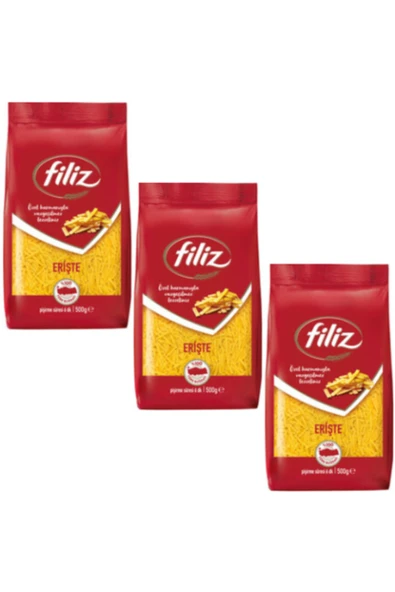 FİLİZ Erişte 500 Gr. X 3 Adet Özel Harman ürün görseli 1