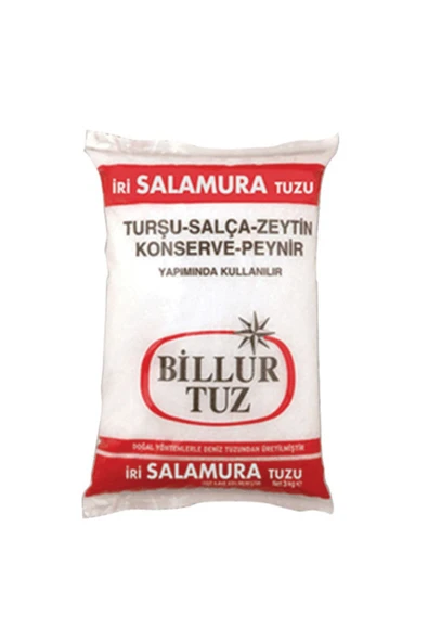 Billur Iri Salamura billur Tuz 3000 Gr ürün görseli 1