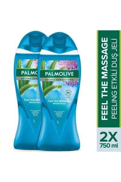 Palmolive Aroma Sensations Feel The Massage Cilt Yenileyici Banyo Ve Duş Jeli 2 X 750 ml ürün görseli 1
