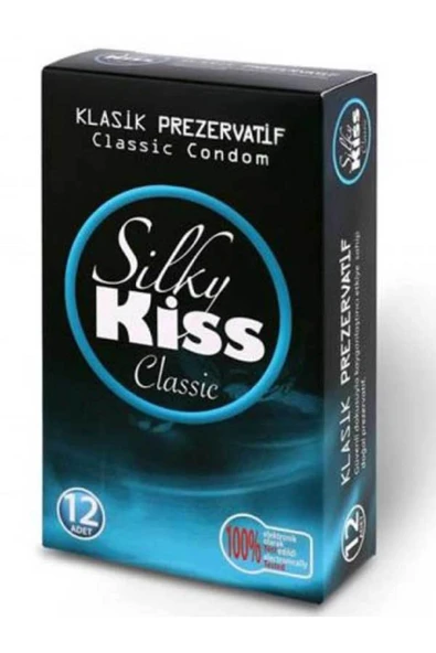 Silky Kiss Klasik Kayganlaştırıcılı Lateks Kondom 12’li - Bulvar Shop ürün görseli 1
