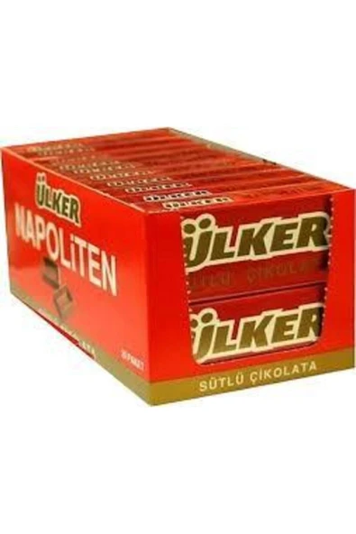 Ülker Napoliten Sütlü Çikolata 33 gr 20 Adet ürün görseli 1