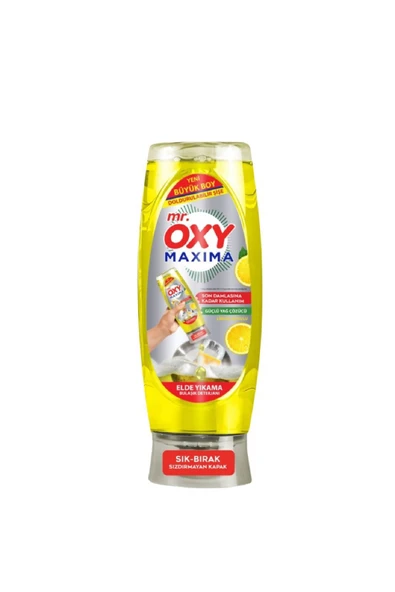 MR.OXY Mr. Oxy Maxima Limonlu Bulaşık Deterjanı Büyük Boy 650 ML ürün görseli 1