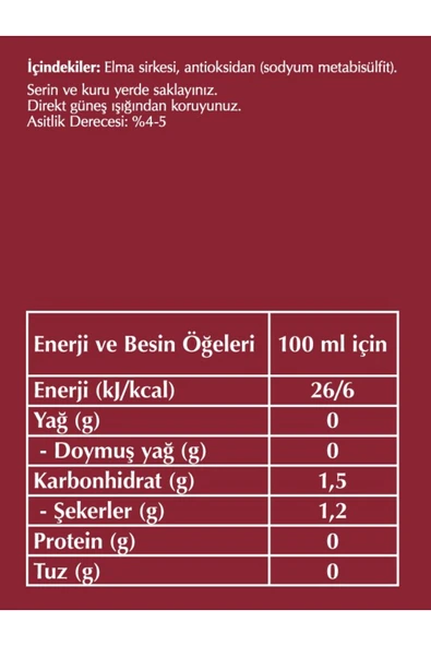 Fersan Elma Sirkesi 500 CC Cam - Resim 4