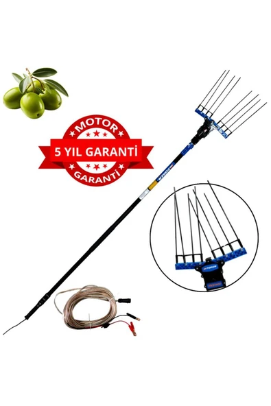 ACR GÜÇMATİK ZEYTİN SİLKME HASAT MAKİNESİ DEVİR AYARLI MAKİNESİ AKÜ ŞARJ CİHAZI DAHİL Forza FRZ2400 ürün görseli 1