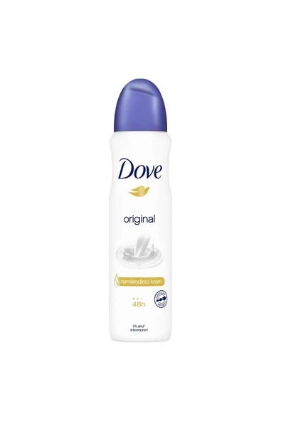Dove Original Kadın Sprey Deodorant 150 ML ürün görseli 1