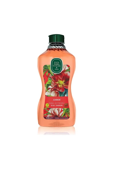 Eyüp Sabri Tuncer Amber Doğal Zeytinyağlı Sıvı Sabun 1.5 Lt ürün görseli 1