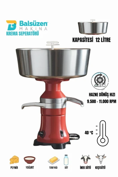 BARTECH 12 L Elektrikli Krema Seperatörü ürün görseli 1
