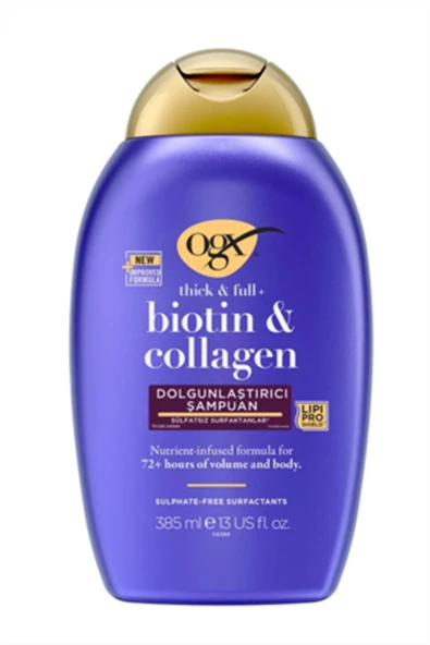 OGX Dolgunlaştırıcı Biotin & Collagen Şampuan 385 ml ürün görseli 1