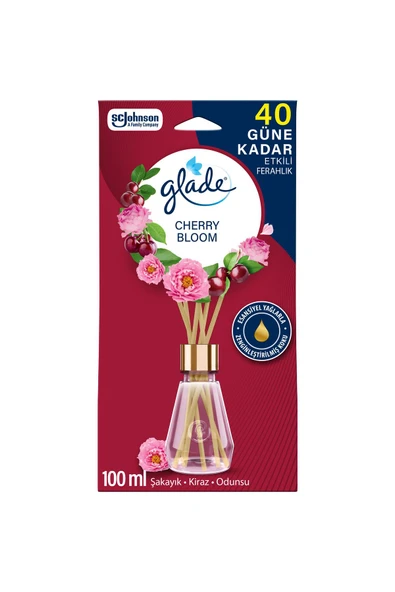 Glade Çubuklu Oda Kokusu Cherry Bloom 2'li Set 100 ml - Resim 2