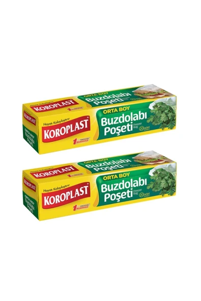 Koroplast Buzdolabı Poşeti Orta Boy 20 Adet - 2'li ürün görseli 1