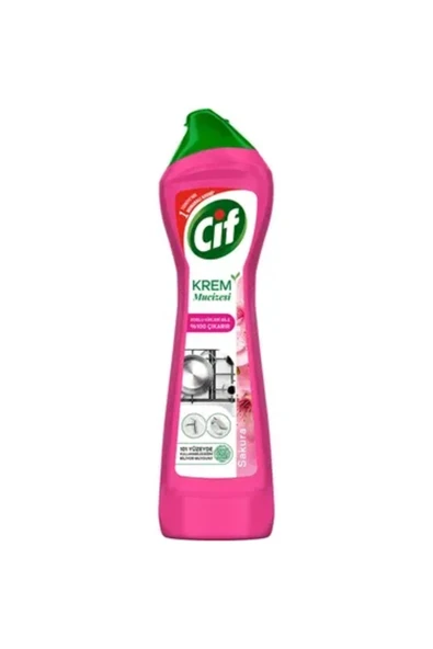 Cif Krem Mucizesi Sakura Parfümlü Yüzey Temizleyici 500ml ürün görseli 1