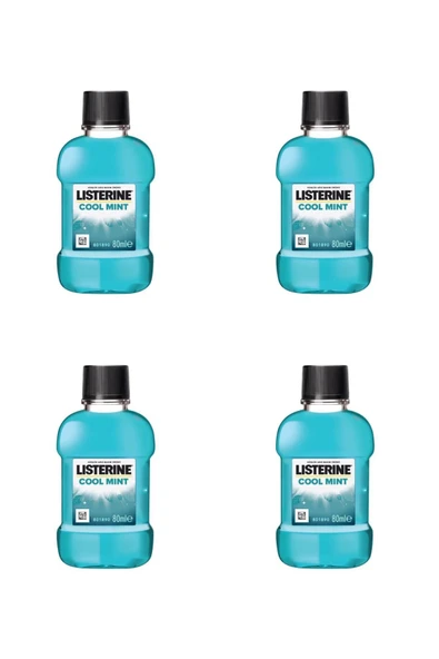 Listerine Cool Mint 4x80ml ürün görseli 1