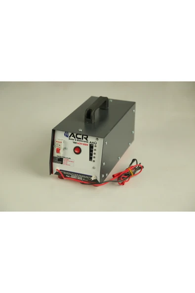 ACR GÜÇMATİK AKÜ ŞARJ CİHAZI 12 VOLT 200 AMPER 5 YIL GARANTİLİ 20 AMPER KAPASİTELİ FAN SOĞUTMALI ürün görseli 1