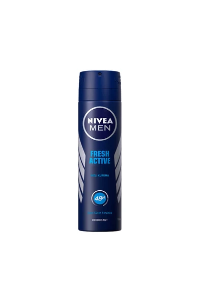 NIVEA Men Fresh Active Sprey Deodorant 150 Ml ürün görseli 1