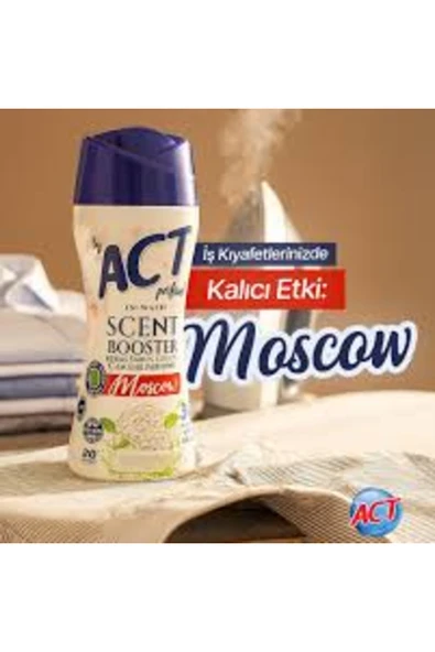 Gayoor ACT ÇAMAŞIR PARFÜMÜ MOSCOW (BEYAZ SABUN KOKULU) 210 GR *6 'LI ürün görseli 1