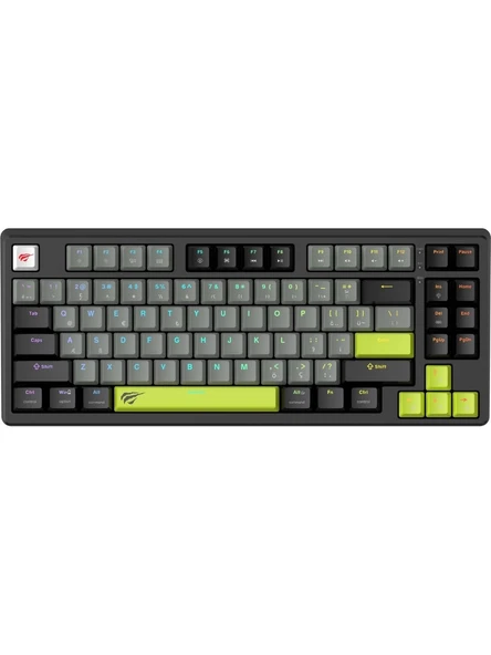 Havit Gamenote KB904L RGB TKL Magnetic Switch Kablolu Mekanik Oyuncu Klavyesi ürün görseli 1