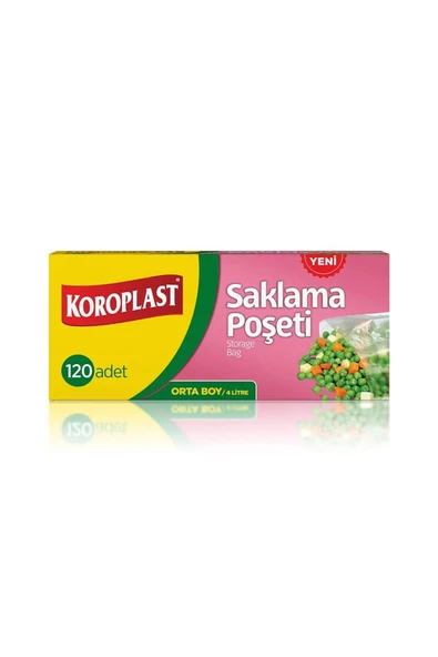Koroplast Saklama Poşeti (EKO Buzdolabı Poşeti) Orta Boy 120'li ürün görseli 1