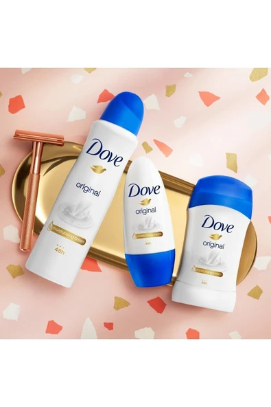 Dove Original Kadın Sprey Deodorant 150 ML - Resim 5