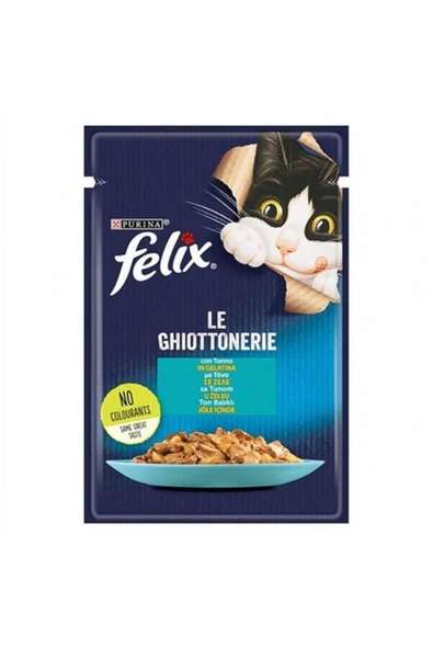 FELIX Pouch Ton Balıklı Yetişkin Kedi Konservesi 6 Adet 85 Gr ürün görseli 1