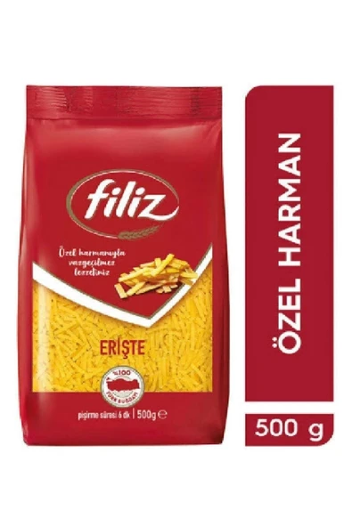 FİLİZ Erişte Makarna 500 GR X 20 Adet ürün görseli 1