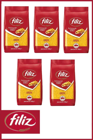 FİLİZ Filiz Erişte Makarna 500 Gr. 5 Adet ürün görseli 1