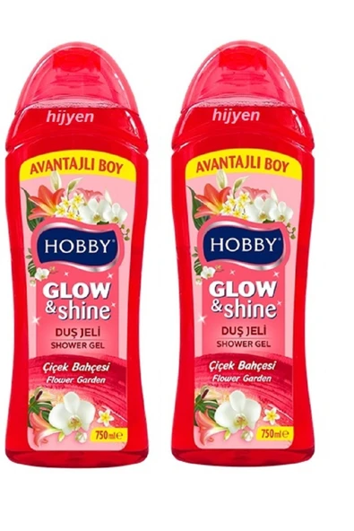 Hobby GLOWE SHINE ÇİÇEK BAHÇESİ DUŞ JELİ 750 ML X 2 ürün görseli 1