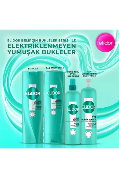 Elidor Şampuan Belirgin Bukleler 400 ml x3 - Resim 6