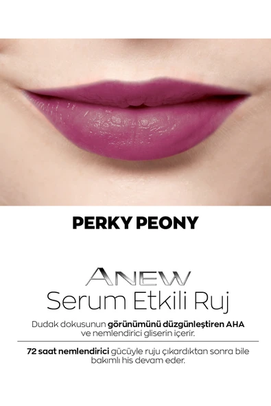 Anew Serum Etkili Ruj -perky peony - Resim 2