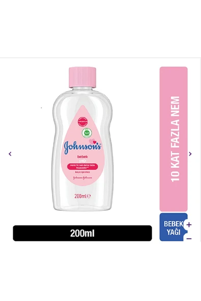 Jhonson's Johnsons Vücut Bakım Yağı & Nemlendirici Hassas Ciltler Ve Bebekler Için 200ml ürün görseli 1