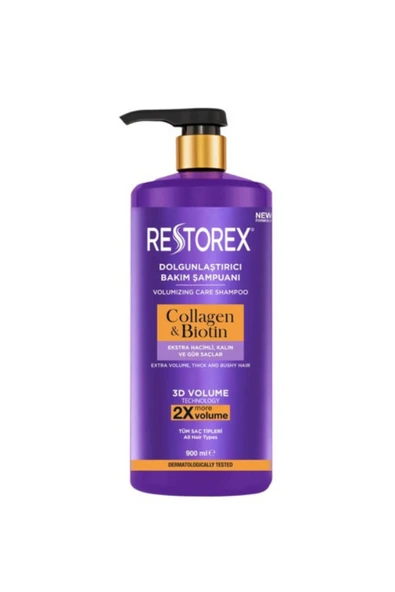 Restorex Şampuan Collagen & Biotin 900 Ml- - Resim 2
